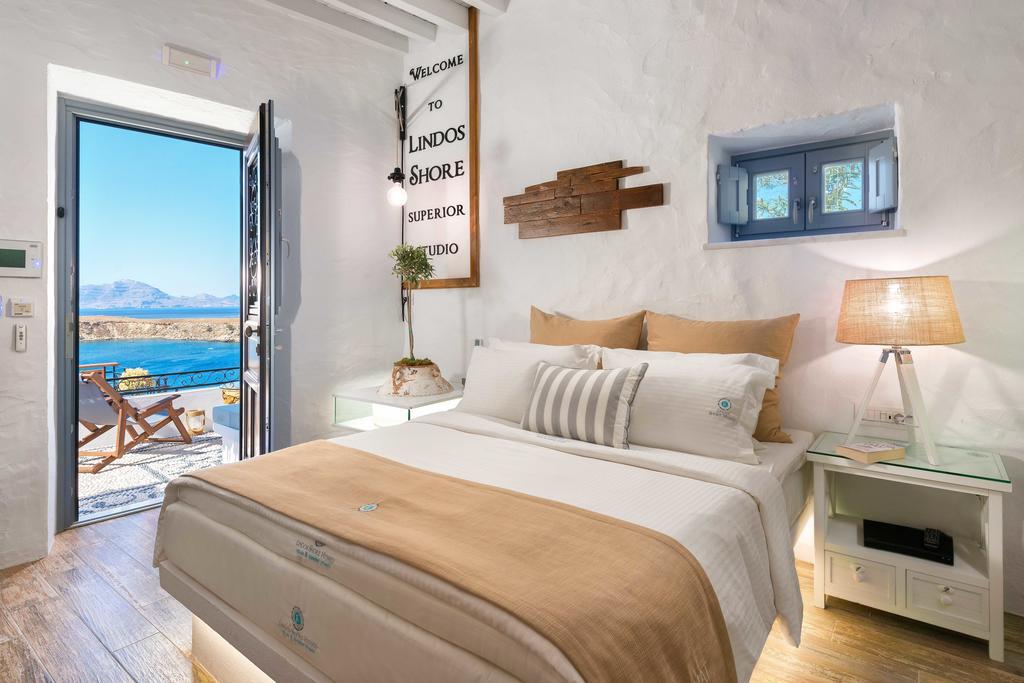 Lindos Shore Superior Studio (Adults Only) Exterior foto